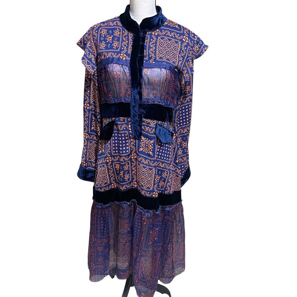 O.T.P midi semi sheer dress